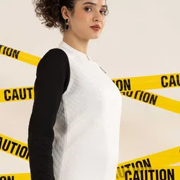 BAESD Women Lightweight Crop Bomber with Patchwork Jacket image 3