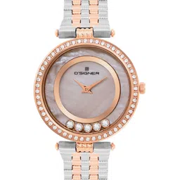 D'SIGNER Women Mother of Pearl Bracelet Style Straps Analogue Watch 901RTM.8L-picture-23