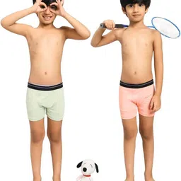 ARTVISION Boys Pack Of 2 Cotton Mid-Rise Trunks-picture-58
