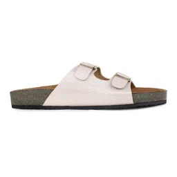 Inc 5 Women Textured Open Toe Flats with Buckles image 4