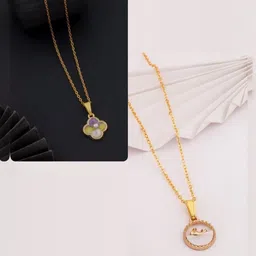SZN Brass Gold-Plated Necklace-image-94