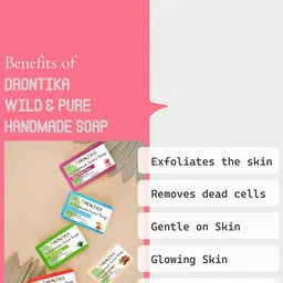 DRONTIKA Set Of 8 Herbal Mint Soaps - 125 g Each image 2