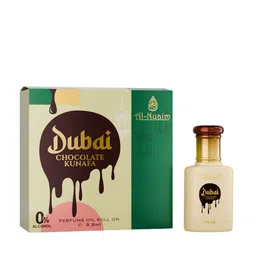 Al-Nuaim 4Pcs Amer Series Dubai Chocolate Kunafa Alcohol Free Attar - 9.9ml Each image 3
