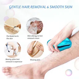 shopdock Unisex Crystal Hair Eraser Unisex Painless Hair Removal Tool -Multicolor, Men & Women image 5