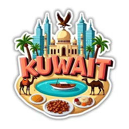 giftshala GIFTODAY Blue & Beige Printed Decorative Magnets-picture-15