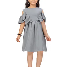 Muhuratam Grey BLENDED Dresses-picture-41