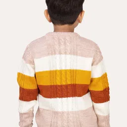 JoE Hazel Boys Round Neck Striped Pullover image 5