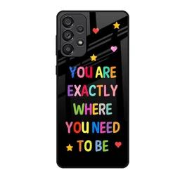 QRIOH Typography Printed Samsung Galaxy A73 5G Back Case Mobile Accessories image 1