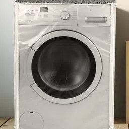 AMPEREUS Grey and Black Floral Printed Front Load Water Proof Washing Machine Cover-picture-29