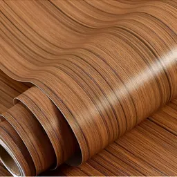 WOLPIN Brown & Beige Printed Self Adhesive Wall Sticker image 4