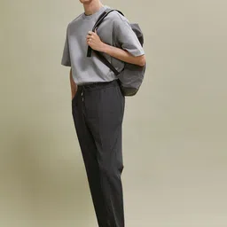 H&M Slim Fit Crease-Leg Trousers image 4