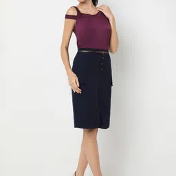 NOT SO PINK One Shoulder Cut Out Details Top image 4