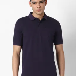 Peter England Men Printed Polo Collar T-shirt image 1
