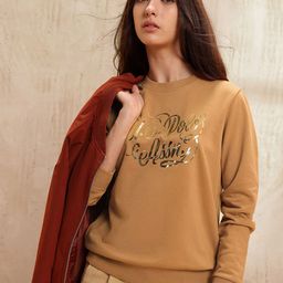 U.S. Polo Assn. Women Brand Logo Printed Round Neck Pullover Sweatshirt-picture-25