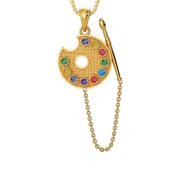 Joyalukkas 22KT Wild Color Palette Pendant Gold-6.679 g-picture-38