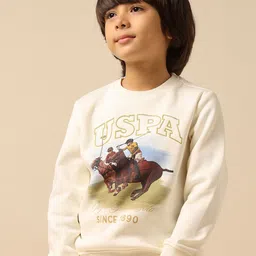 U.S. Polo Assn. Kids Boys Typography Printed Round Neck Long Sleeves Sweatshirt-picture-22