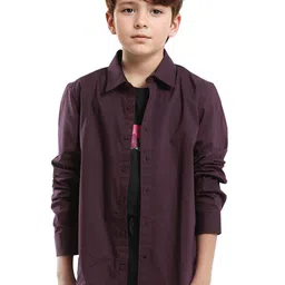 RARE ONES Boys Solid Cotton Casual Shirt-picture-11