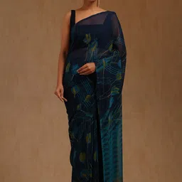 Soch Floral Pure Georgette Saree-picture-38