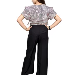 LIME N LEMON Girls Printed Top with Trousers image 2