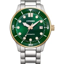 Citizen Men Brass Dial & Stainless Steel Bracelet Style Straps Analogue Watch NJ0196-80X-picture-24