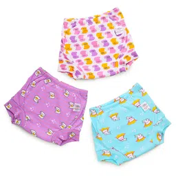 SuperBottoms Set Of 3 Super DryFeel Layer Pure Cotton Padded Potty Training Underwear image 1