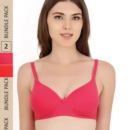 Floret Pack Of 2 High Support Heavily Padded Back Closure Multiway Strap Bra-picture-26