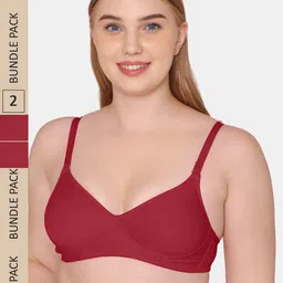 Tweens Pack Of 2 Full Coverage Lightly Padded All Day Comfort Seamless Cotton T-shirt Bra-picture-20