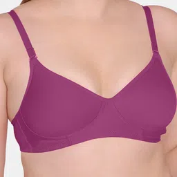 KOMLI Full Coverage Lightly Padded Cotton T-shirt Bra With All Day Comfort image 5