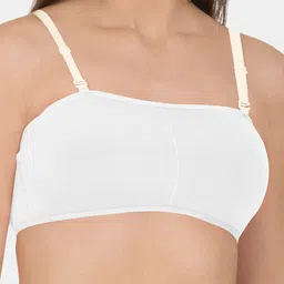 Tweens Lightly Padded Cotton Bandeau Bra image 2