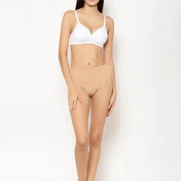 Floret White & Nude-Coloured Bra Heavily Padded image 5