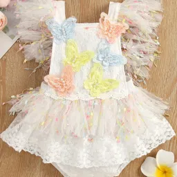 YK Girls Embellished Cotton Fit & Flare Mini Dress-image-39