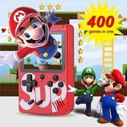 Zebur SUP Handheld Game Console Colorful LCD Screen USB Rechargeable Battery 8 GB with Mario/Super Mario/DR Mario/Contra/Turtles and other 400 Games image 4