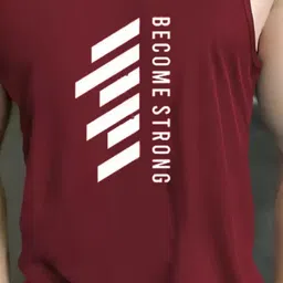 r rockin tees Pack of 4 Polyester Printed Gym Sandow/Vest for Unisex Men Vest image 5