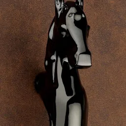 GLOXY Black Finish Horse Shape Door Handle image 4