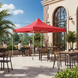 house of common Gazebo Portable Canopy 10*10 Feet, Pop Up , Pagoda Canopy Tent - For Event & Camping, Cafeteria, Shop, restaurants, cafe image 5