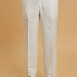 Twamev Regality Floral Embroidered Mandarin Collar Thread Work Straight Kurta With Trouser image 4