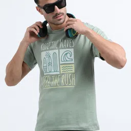 THE BEETEL HOUSE Men Typography Printed Round Neck Cotton T-shirt image 5