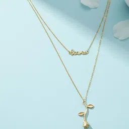 DressBerry Gold-Plated Layered Necklace image 3