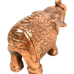 apka mart Bronze-Toned Elephant Figurine Idol Showpiece image 2