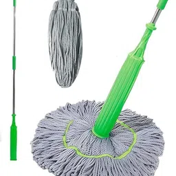 jhwoqu 2 in 1 Dehydrated||Self Wringing Squeeze Mop||360 Rotatable Adjustable Twist Mop Microfibre Wet and Dry Brush-picture-11