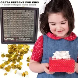 funlot Wooden Money Piggy Bank, Money Saving Box-038-M1 Coin Bank image 2