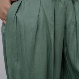 pwc Solid Rayon Women Harem Pants image 4