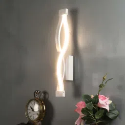 imperial glass emporium Deltoid Metal LED Novelty Wall Light (White)-picture-38