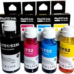 HRK AAA GT52/51XL Refill Ink for HP Ink Tank 115 310 315 319 410 415 416 419 455 Printer Black + Tri Color Combo Pack Ink Cartridge-picture-28