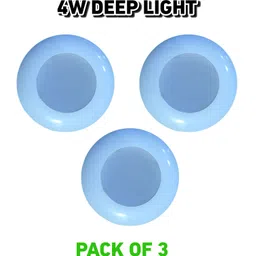 4 WATT DEEP LED LIGHT Size 3 Inch (Small Size) PACK OF 3 Recessed Ceiling Light Ceiling Lamp-image-16