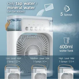 Totthar Ai-80 Mini Table Fan For Home With 3 Speed TT-80 USB Air Cooler image 2