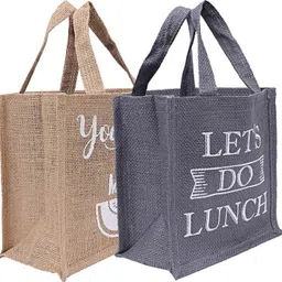 Men's and Women's Reusable Eco-Friendly Multipurpose Jute Hand Bag-image-85