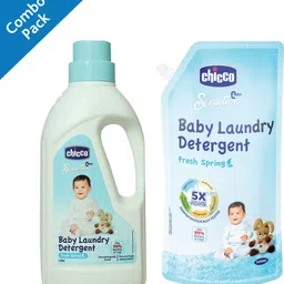 chicco Laundry Detergent Fresh Spring 1000ml Bottle With LAUNDRY DETERGENT 500ML FRESH SPRING Blossom Liquid Detergent-picture-12