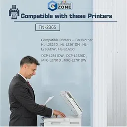 CARTRIDGE ZONE Easy Refill TN-2365 Toner Cartridge with DR-2365 Drum Black Ink Toner Powder image 2