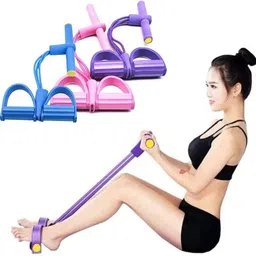 4 Tubes Exercise Rope Resistance Tube-image-5
